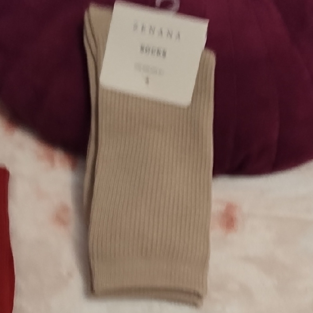 Zenana Outfitters Women's Socks - Red, Beige, and Multicolor - Picture 3 of 8